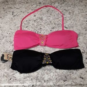 2 NWNT Size M Urban Sea Bikini Tops
